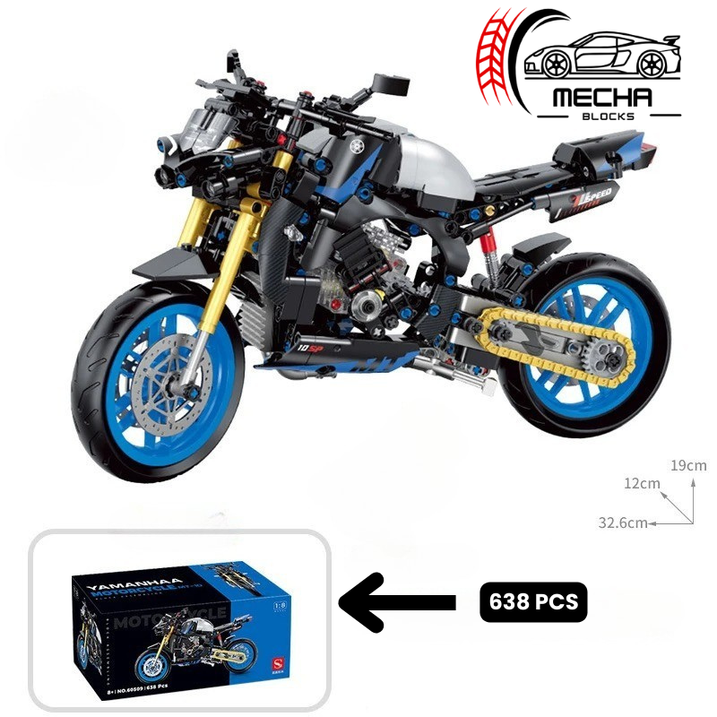 MechaBlocks™ Yamaha MT - 10 - Block Toy Motorcycle