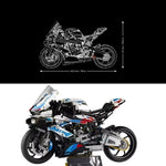 MechaBlocks™ BMW 1000 RR - Toy Block Motorcycle