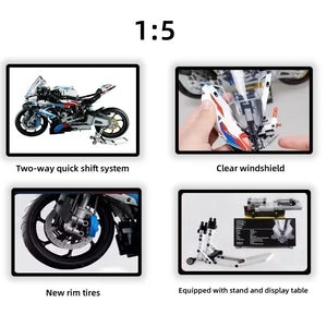 MechaBlocks™ BMW 1000 RR - Toy Block Motorcycle